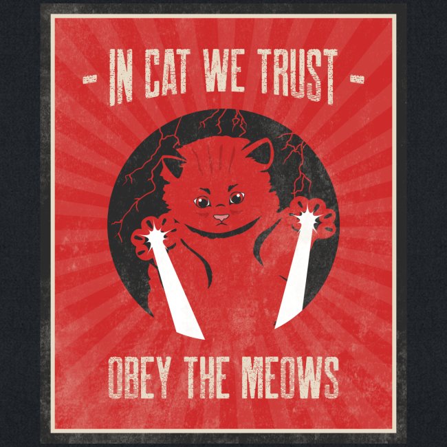 4785 OBEY THE MEOWS Tote Bag