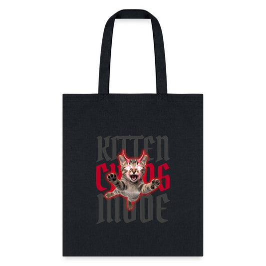 4785 KITTEN CHAOS MODE Tote Bag