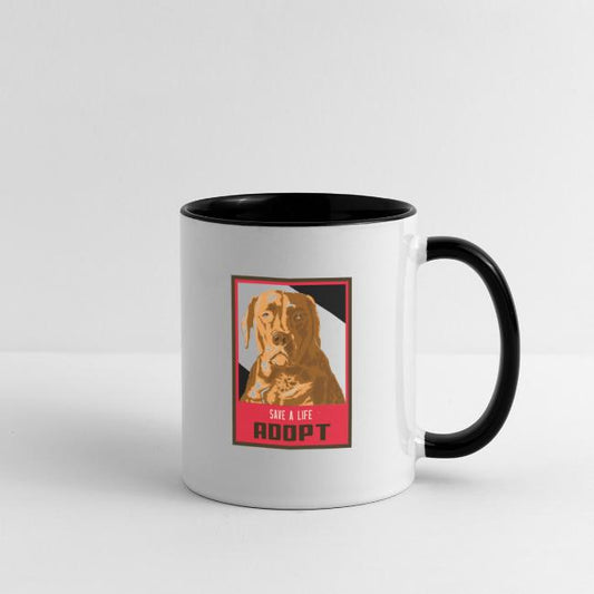 4785 SAVE A LIFE Contrast Coffee Mug