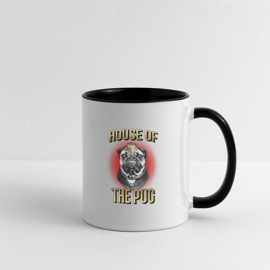 4785 HOUSE OF THE PUG Contrast Coffee Mug